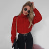 Retro Knitted Turtleneck Pullover-Pullovers-Arimonz-Arimonz