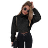 Retro Knitted Turtleneck Pullover-Pullovers-Arimonz-black-S-Arimonz