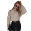 Retro Knitted Turtleneck Pullover-Pullovers-Arimonz-khaki-S-Arimonz