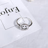 Retro Neutral Multi-layer Smiley Face Wide Ring for Women-Rings-Arimonz-Arimonz