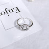 Retro Neutral Multi-layer Smiley Face Wide Ring for Women-Rings-Arimonz-Arimonz