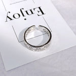 Retro Neutral Multi-layer Smiley Face Wide Ring for Women-Rings-Arimonz-Days-Arimonz