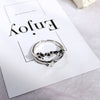 Retro Neutral Multi-layer Smiley Face Wide Ring for Women-Rings-Arimonz-Stars-Arimonz