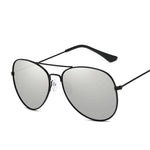 Retro Outdoor Sunglasses-Sunglasses-Arimonz-Black Silver-Arimonz