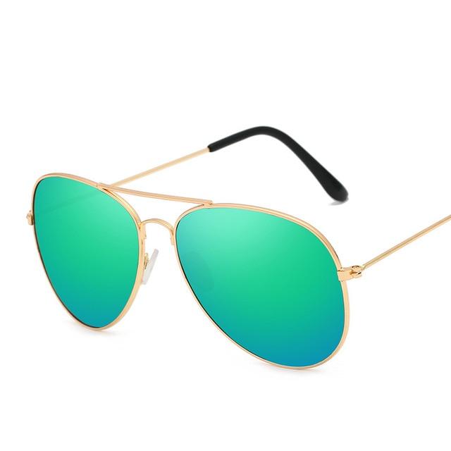 Retro Outdoor Sunglasses-Sunglasses-Arimonz-Gold Green-Arimonz