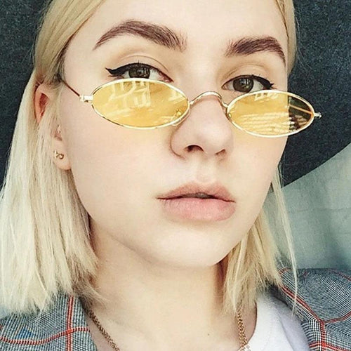 Retro Oval Sunglasses for Women Vintage HipHop Glasses Retro Sunglass for Women-Sunglasses-Arimonz-Arimonz