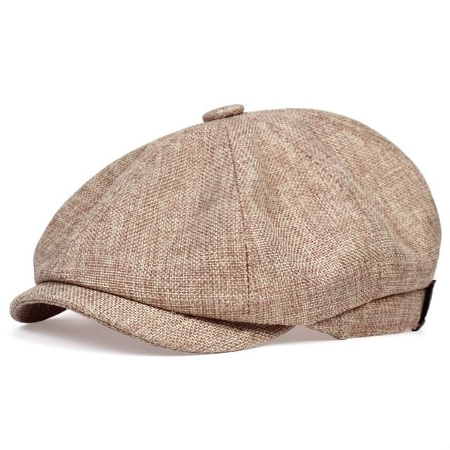 Retro Paperboy Cap-Hats-Arimonz-Beige-Arimonz