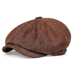 Retro Paperboy Cap-Hats-Arimonz-Brown-Arimonz