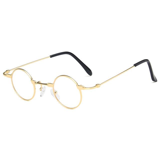 Retro Round Sunglasses for Women Vintage Goggles Style Sunglasses-Sunglasses-Arimonz-Gold-Arimonz