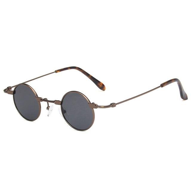 Retro Round Sunglasses for Women Vintage Goggles Style Sunglasses-Sunglasses-Arimonz-Tea Grey-Arimonz