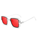 Retro Square Eyewear For Women Sunglasses Shades For Women-Sunglasses-Arimonz-Sliver Red-Arimonz
