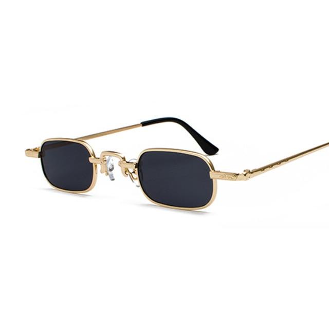 Retro Square Sunglasses for Women Female Sunglasses-Sunglasses-Arimonz-Gold Gray-Arimonz