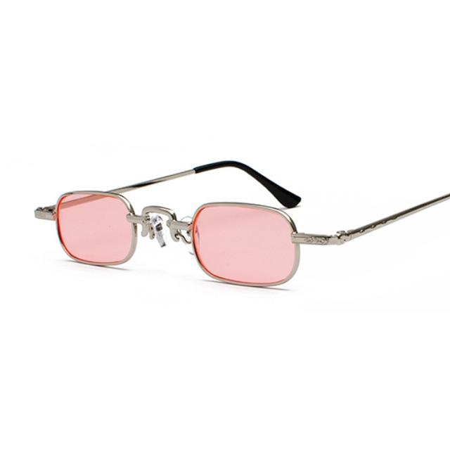 Retro Square Sunglasses for Women Female Sunglasses-Sunglasses-Arimonz-Silver Pink-Arimonz