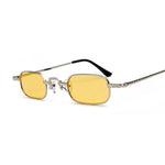 Retro Square Sunglasses for Women Female Sunglasses-Sunglasses-Arimonz-Silver Y ellow-Arimonz