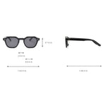 Retro Sun Glasses For Women Frame Polygon Polarized Sunglasses-Sunglasses-Arimonz-Arimonz