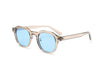 Retro Sun Glasses For Women Frame Polygon Polarized Sunglasses-Sunglasses-Arimonz-brown with blue-Arimonz