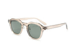 Retro Sun Glasses For Women Frame Polygon Polarized Sunglasses-Sunglasses-Arimonz-brown with green-Arimonz