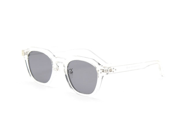 Retro Sun Glasses For Women Frame Polygon Polarized Sunglasses-Sunglasses-Arimonz-clear with gray-Arimonz