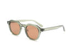 Retro Sun Glasses For Women Frame Polygon Polarized Sunglasses-Sunglasses-Arimonz-green with brown-Arimonz