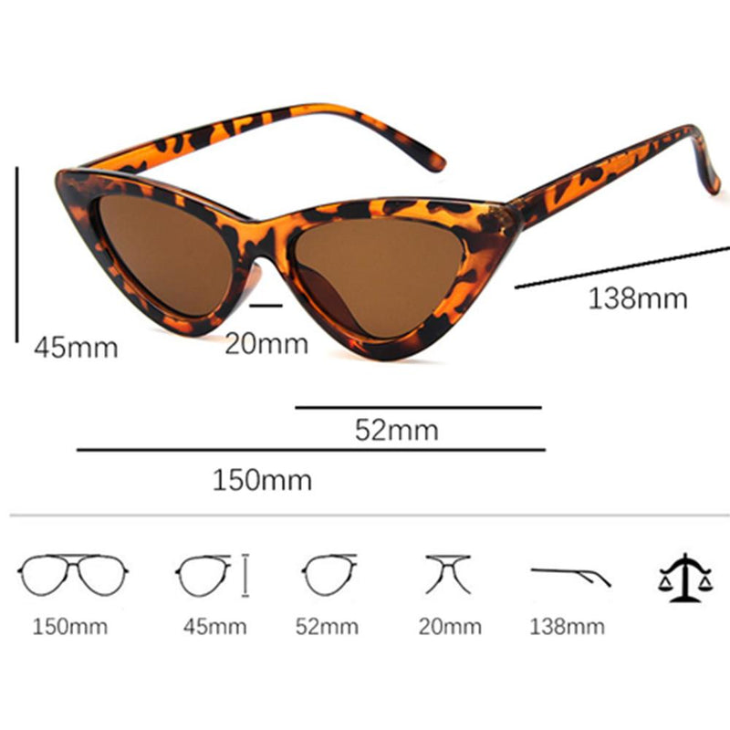 Retro Triangular Cat Sunglasses-Sunglasses-Arimonz-Arimonz
