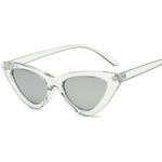 Retro Triangular Cat Sunglasses-Sunglasses-Arimonz-Transparent-Arimonz