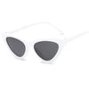 Retro Triangular Cat Sunglasses-Sunglasses-Arimonz-White-Arimonz