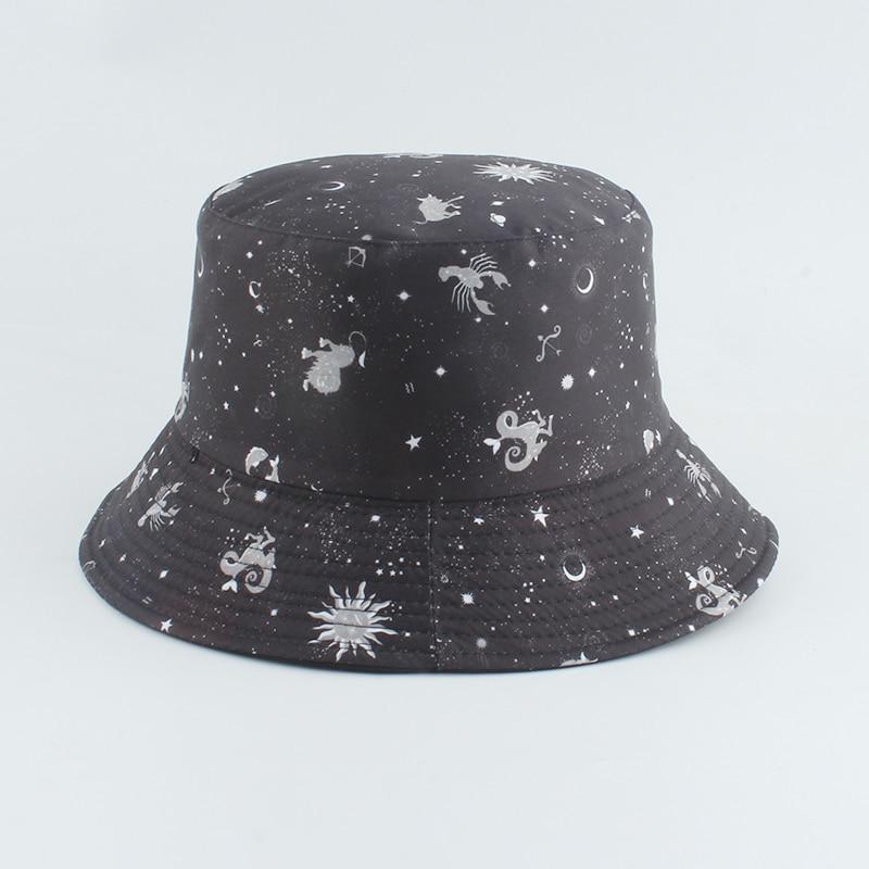 Reversible Bucket Hat Summer Sun Hats For Women Printed Bucket Hats-Bucket Hats-Arimonz-Arimonz