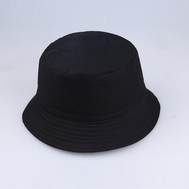 Reversible Bucket Hat Summer Sun Hats For Women Printed Bucket Hats-Bucket Hats-Arimonz-black-Arimonz