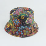 Reversible Bucket Hat Summer Sun Hats For Women Printed Bucket Hats-Bucket Hats-Arimonz-colorful floral-Arimonz