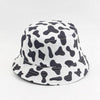 Reversible Bucket Hat Summer Sun Hats For Women Printed Bucket Hats-Bucket Hats-Arimonz-cow print-Arimonz