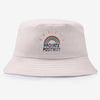 Reversible Bucket Hat Summer Sun Hats For Women Printed Bucket Hats-Bucket Hats-Arimonz-rainbow beige-Arimonz