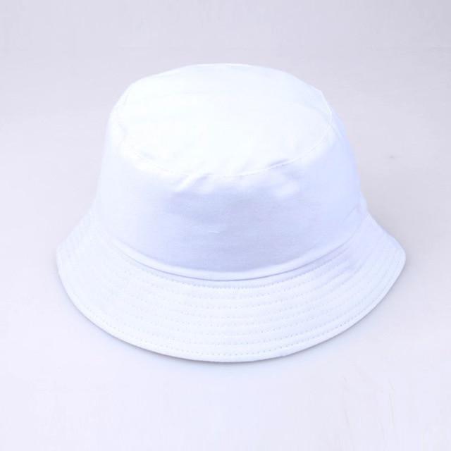 Reversible Bucket Hat Summer Sun Hats For Women Printed Bucket Hats-Bucket Hats-Arimonz-white-Arimonz