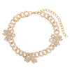 Rhinestone Cuban Link Butterfly Anklet Bracelet for Women Anklets-Anklets-Arimonz-Arimonz