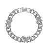 Rhinestone Cuban Link Butterfly Anklet Bracelet for Women Anklets-Anklets-Arimonz-Butterfly Silver Big Chain-Arimonz