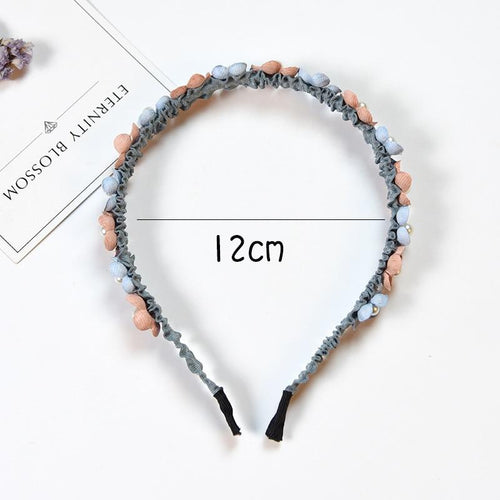 Rhinestone Flower Headband-Hair Accessories-Arimonz-Arimonz