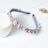 Rhinestone Flower Headband-Hair Accessories-Arimonz-Blue-Arimonz