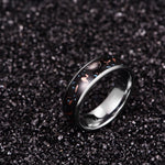 Rhodium Plated Retro Copper Shavings Ring-Rings-Arimonz-Arimonz