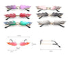 Rimless Fire Flame Shaped And Unisex Sunglasses Shades-Sunglasses-Arimonz-Arimonz