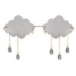 Rimless Rain Clouds Sunglasses For Women Fashionable Sunglasses-Sunglasses-Arimonz-gray-Arimonz
