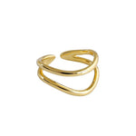 Rings - Double-layered Curve Ring