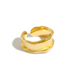 Rings - Geometric Enamel Adjustable Ring Fashion Jewelry For Women