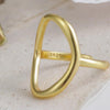 Rings - Hollow Out Ring Personality Resizable Women Ring