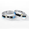 Rings - Lighthouse Seagull Couple Ring Resizable Opening Romantic Couple Rings
