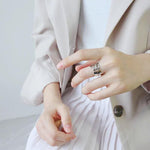 Rings - Multilayer Geometric Ring For Women Personality Jewelry Adjustable Ring