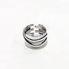Rings - Multilayer Geometric Ring For Women Personality Jewelry Adjustable Ring
