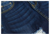 Ripped Bodycon Denim Skirts Women Midi Pencil Skirt Wrap Jeans Skirt-Denim Skirts-Arimonz-Arimonz