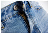 Ripped Denim Women Asymmetrical Pencil Jean Skirt High Split Skirt-Denim Skirts-Arimonz-Arimonz