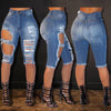Ripped Shorts High Waist-Denim Shorts-Arimonz-Arimonz