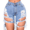 Ripped Shorts High Waist-Denim Shorts-Arimonz-S-Arimonz