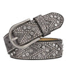 Rivet Vintage Designer Punk Belt Women Genuine Real Leather Waist Belt-Belts-Arimonz-Arimonz